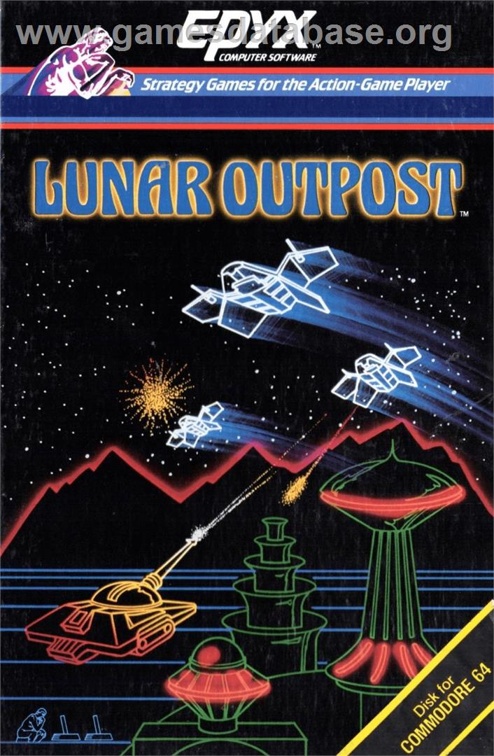 Lunar Outpost - Commodore 64 - Artwork - Box