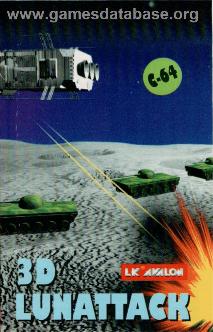 Lunattack - Commodore 64 - Artwork - Box