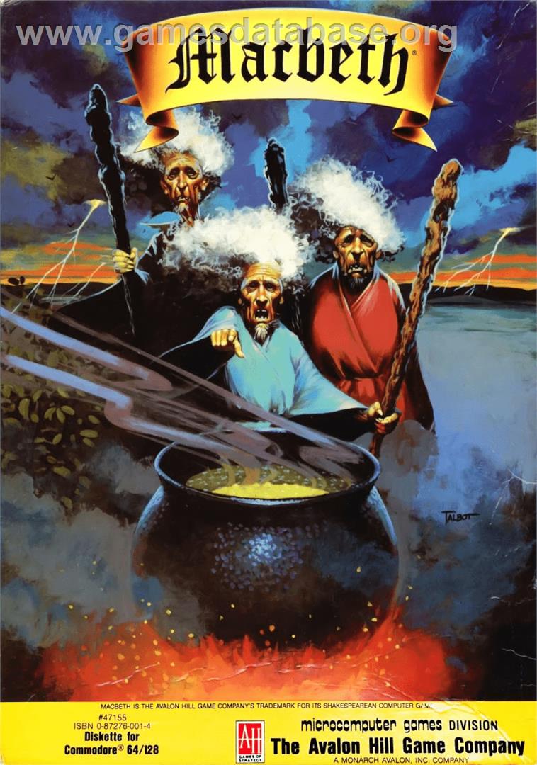 Macbeth - Commodore 64 - Artwork - Box