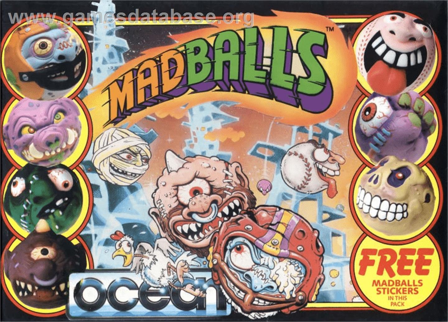 Madballs - Commodore 64 - Artwork - Box