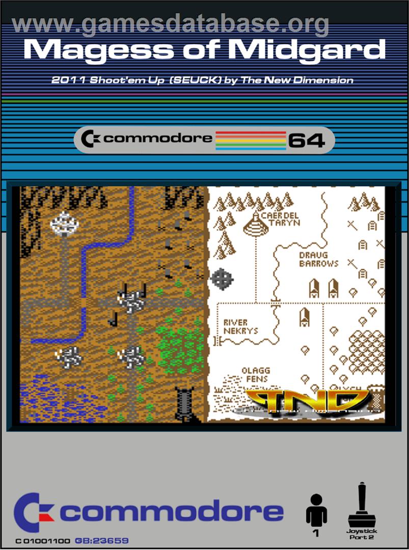 Magess Of Midgard - Commodore 64 - Artwork - Box