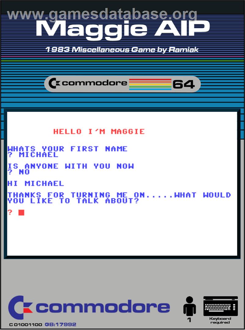 Maggie Aip - Commodore 64 - Artwork - Box