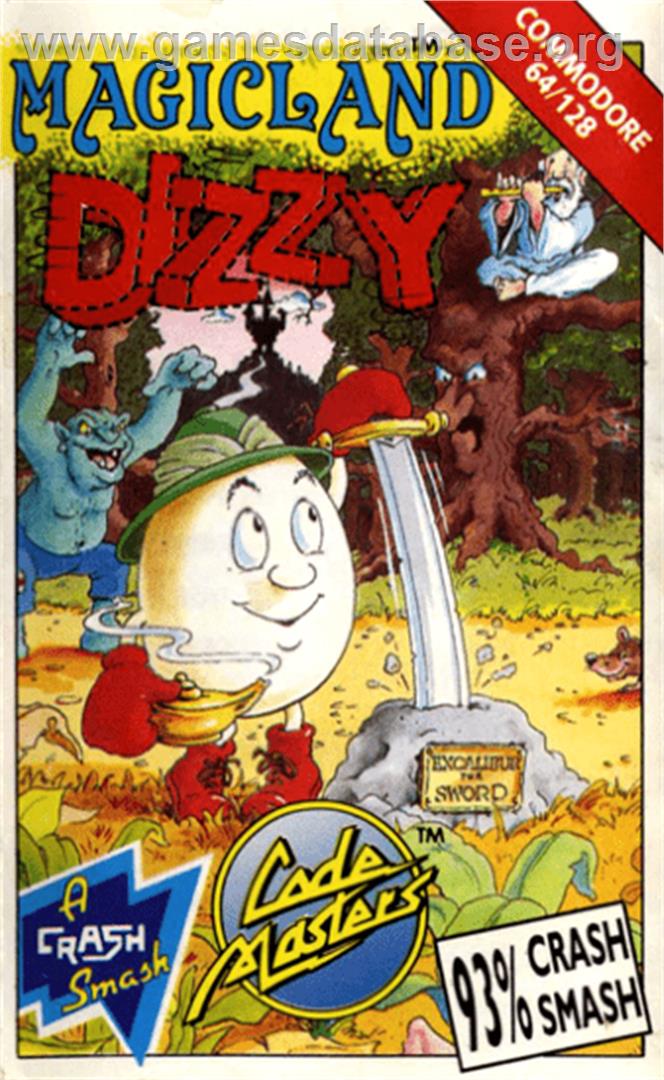 Magicland Dizzy - Commodore 64 - Artwork - Box