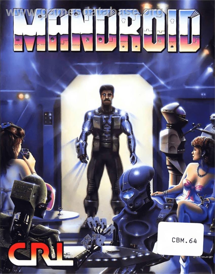 Mandroid - Commodore 64 - Artwork - Box