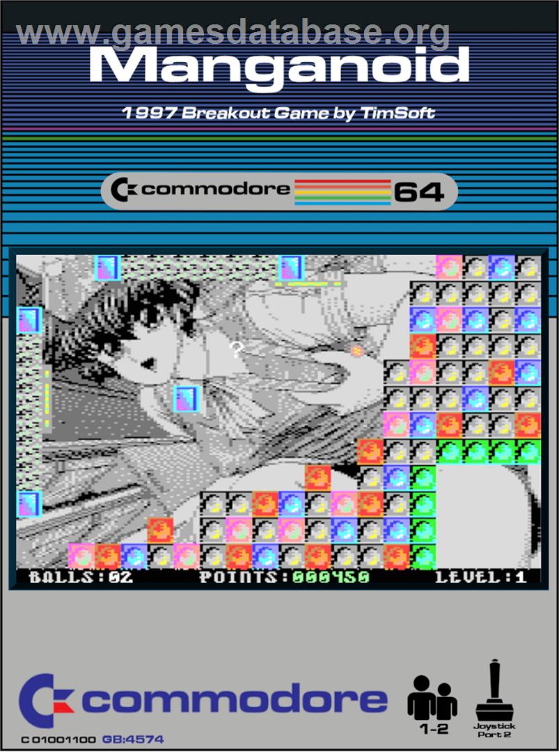 Manganoid - Commodore 64 - Artwork - Box