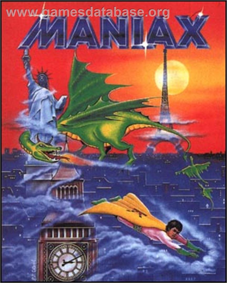 Maniax - Commodore 64 - Artwork - Box