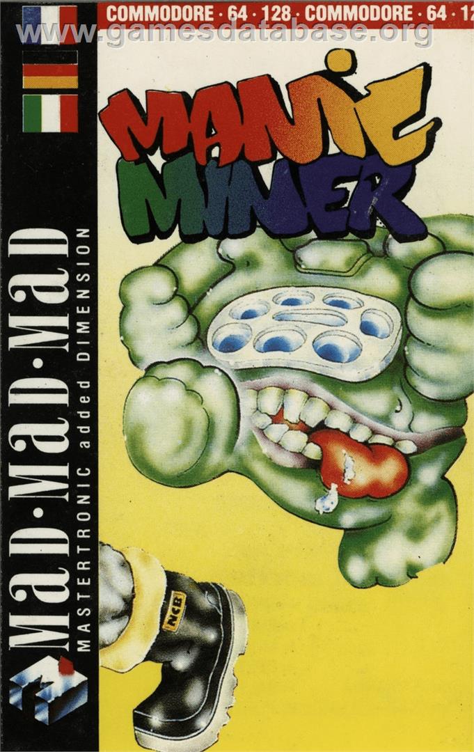 Manic Miner - Commodore 64 - Artwork - Box