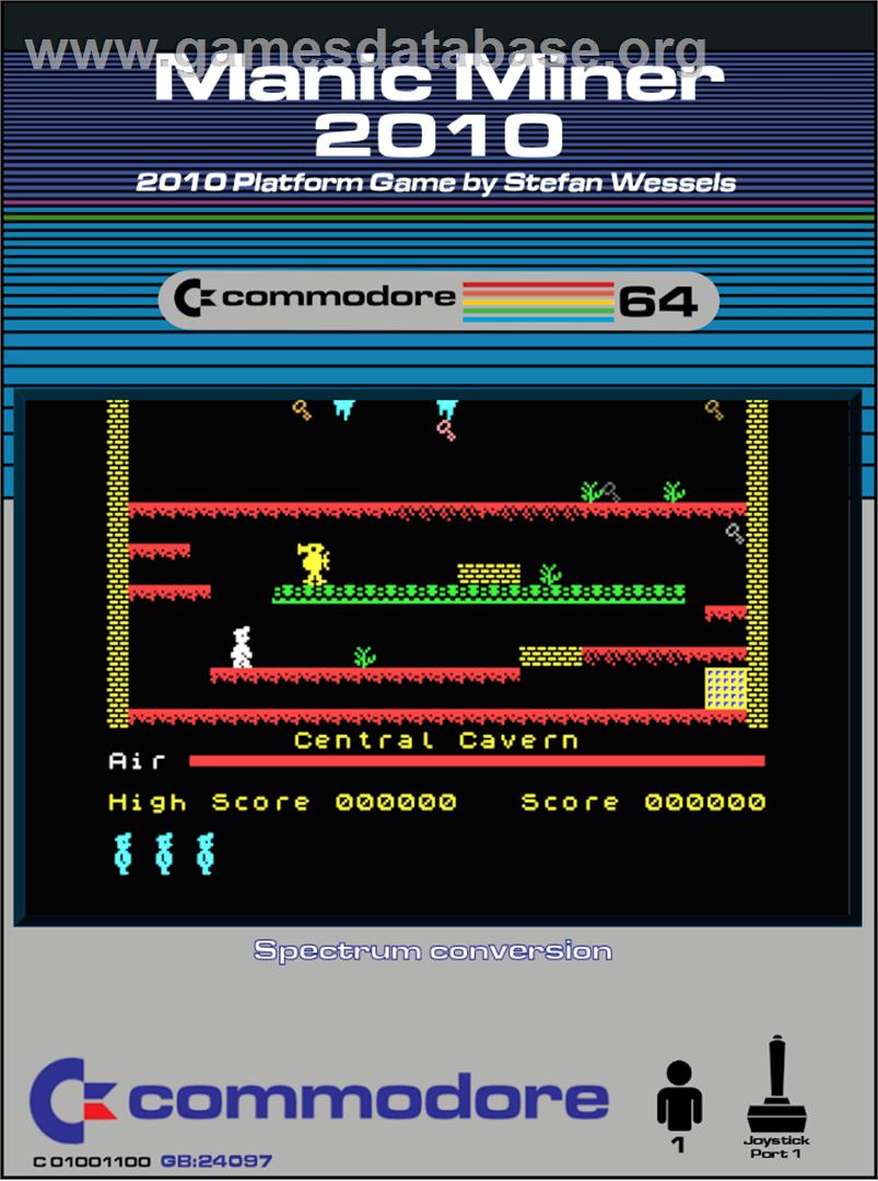 Manic Miner 2010 - Commodore 64 - Artwork - Box