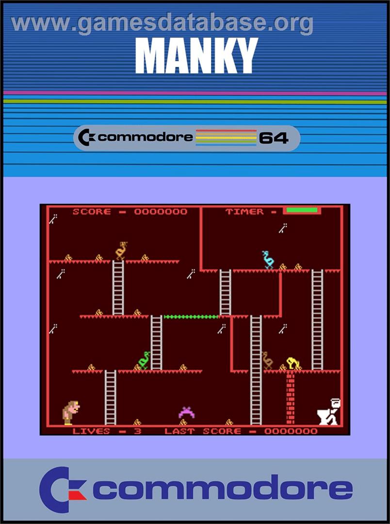 Manky - Commodore 64 - Artwork - Box