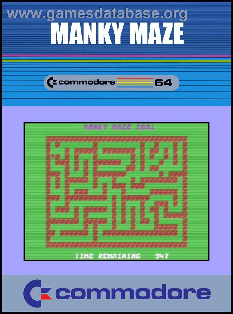 Manky Maze - Commodore 64 - Artwork - Box