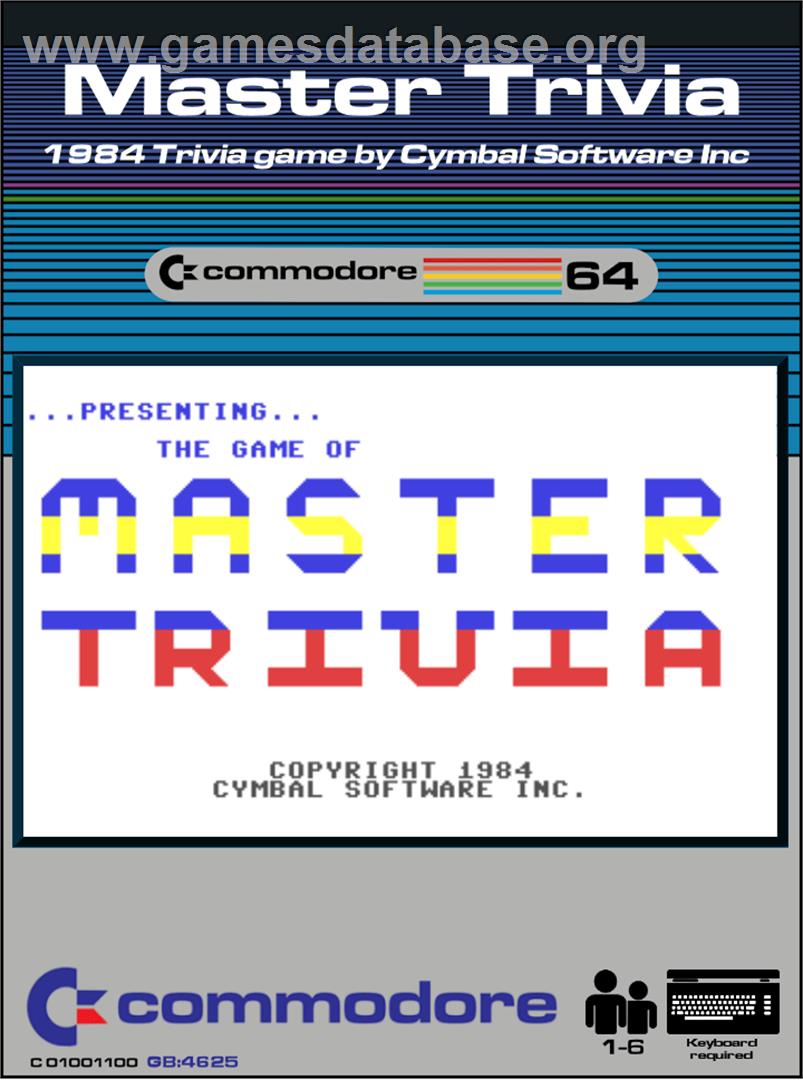 Master Trivia - Commodore 64 - Artwork - Box