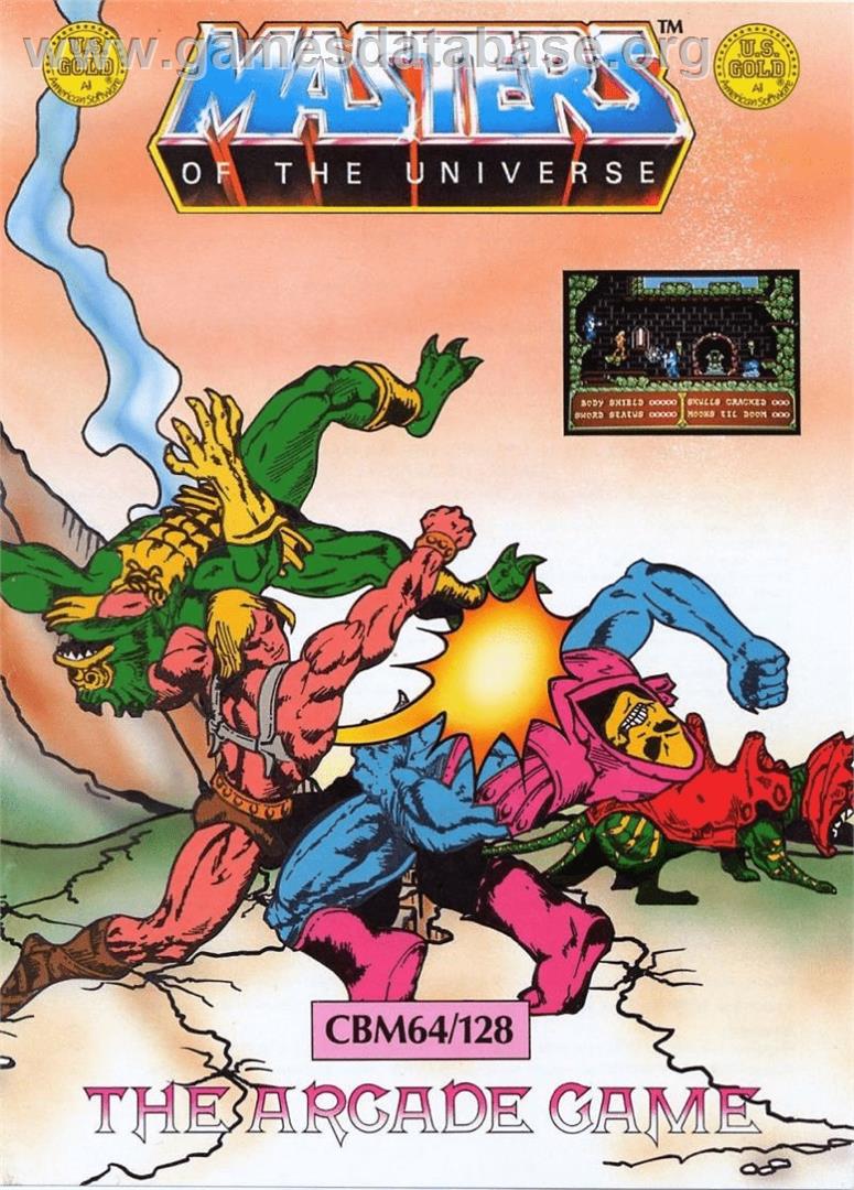 Masters of the Universe: The Arcade Game - Commodore 64 - Artwork - Box