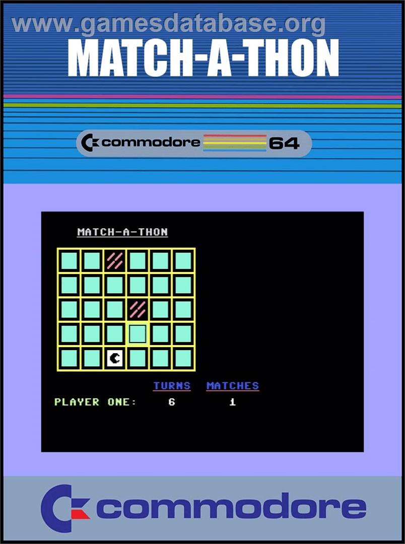 Match-a-thon - Commodore 64 - Artwork - Box