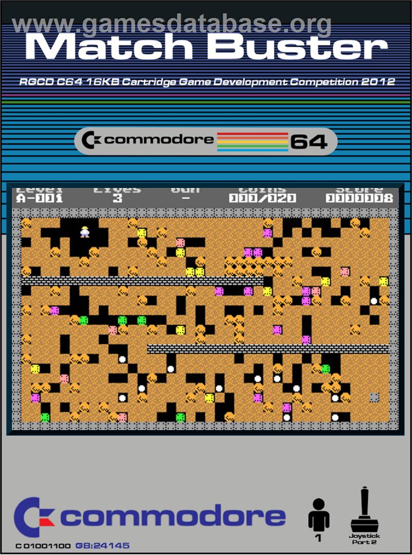 Match Buster - Commodore 64 - Artwork - Box