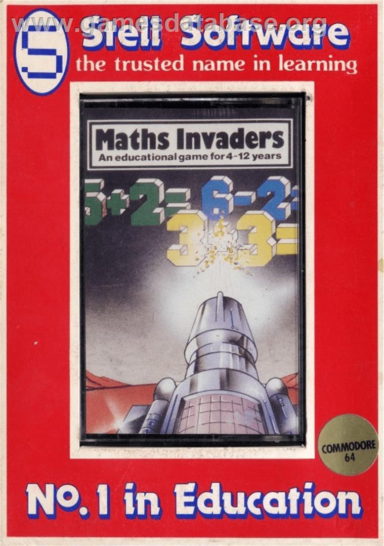 Maths Invaders - Commodore 64 - Artwork - Box