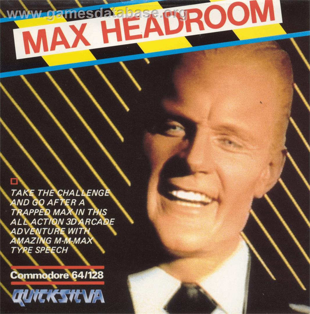 Max Headroom - Commodore 64 - Artwork - Box