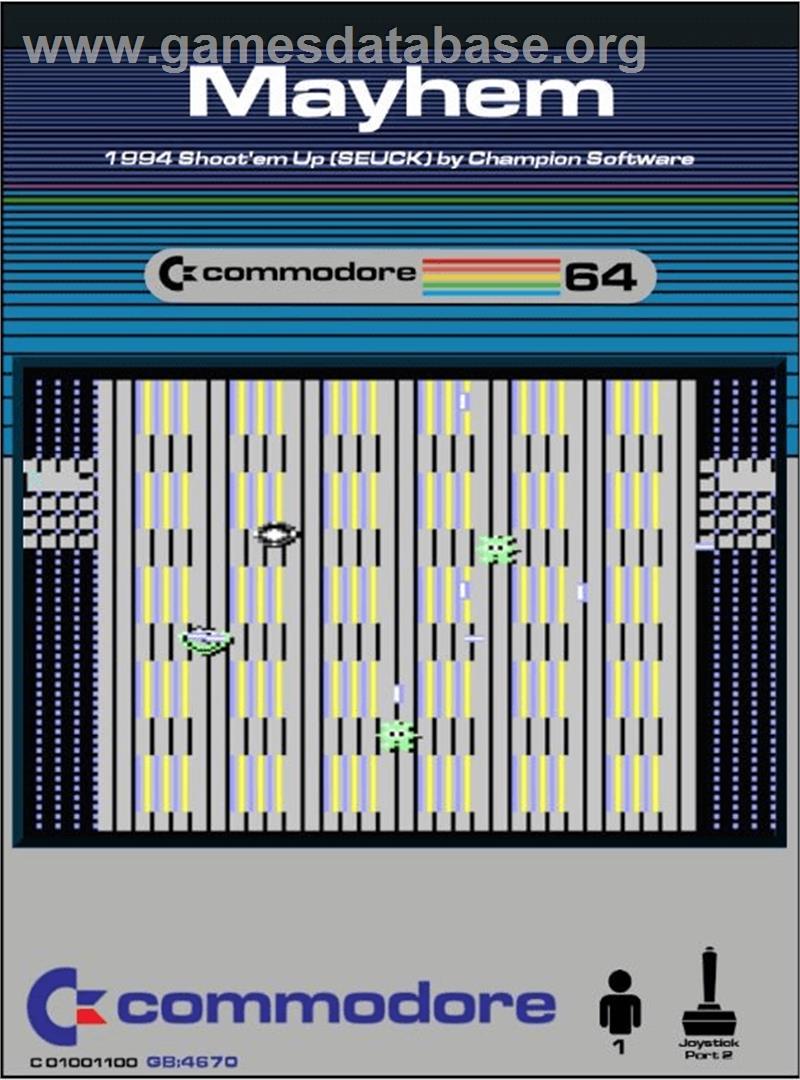 Mayhem (Champion Software) - Commodore 64 - Artwork - Box