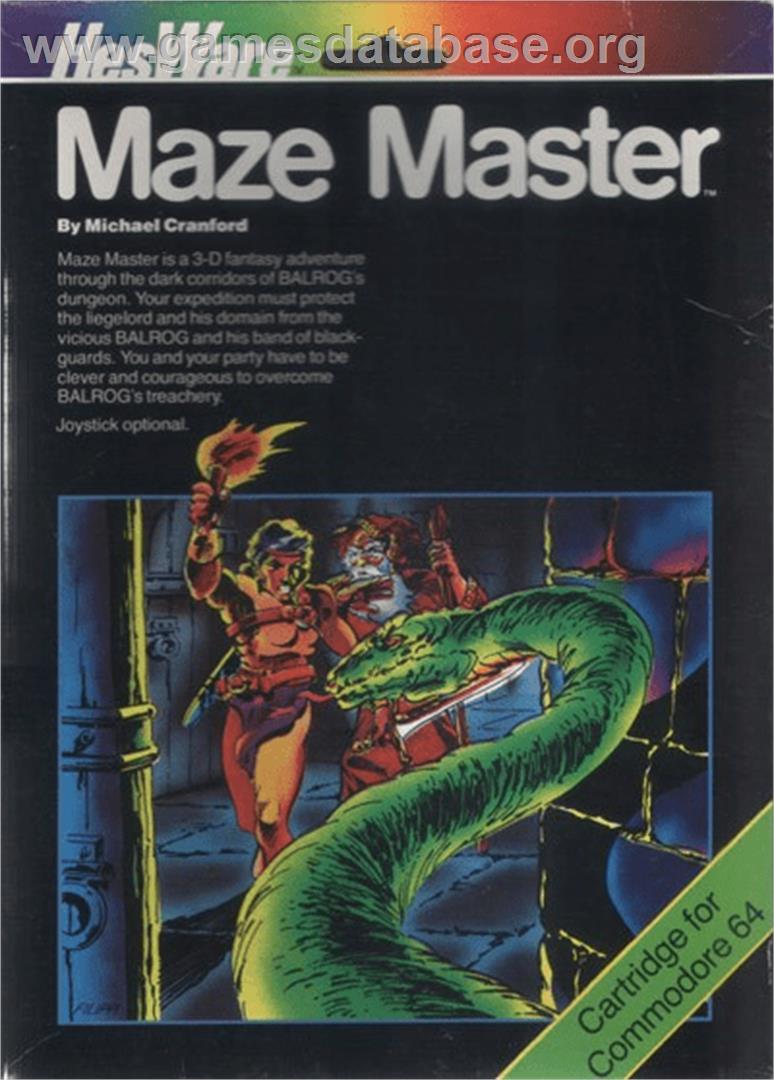 Maze Master (Compute!) - Commodore 64 - Artwork - Box