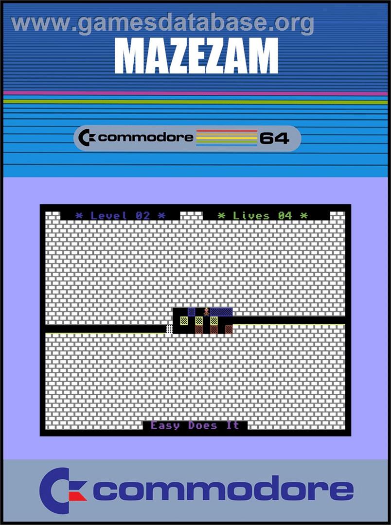 Mazezam - Commodore 64 - Artwork - Box