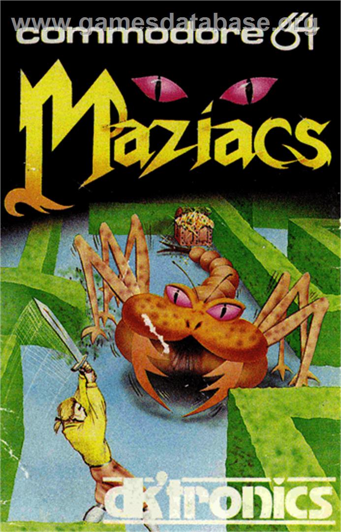 Maziacs - Commodore 64 - Artwork - Box