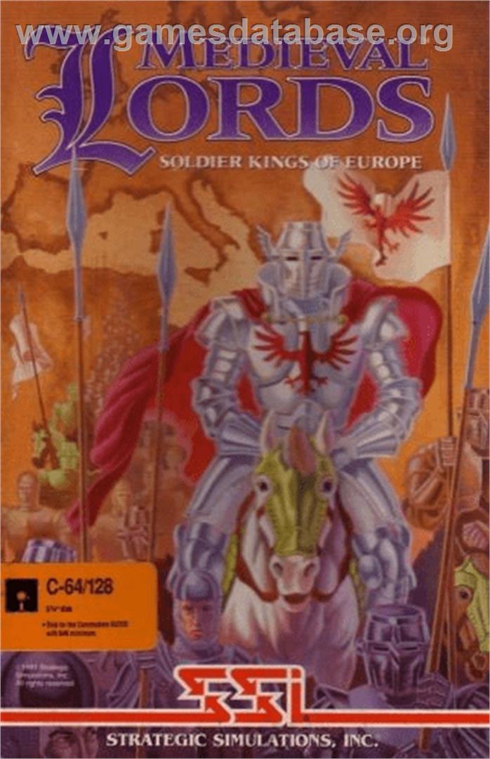 Medieval Lords: Soldier Kings of Europe - Commodore 64 - Artwork - Box