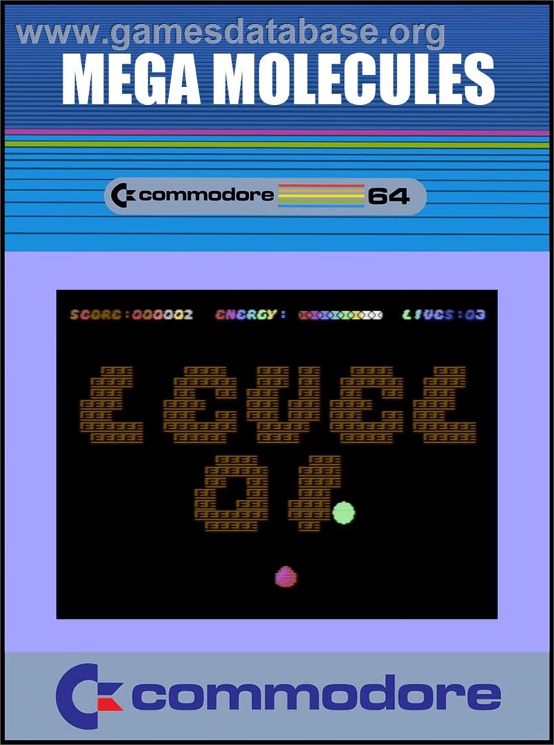 Mega Molecules - Commodore 64 - Artwork - Box