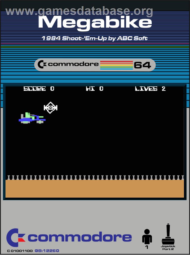 Megabike - Commodore 64 - Artwork - Box