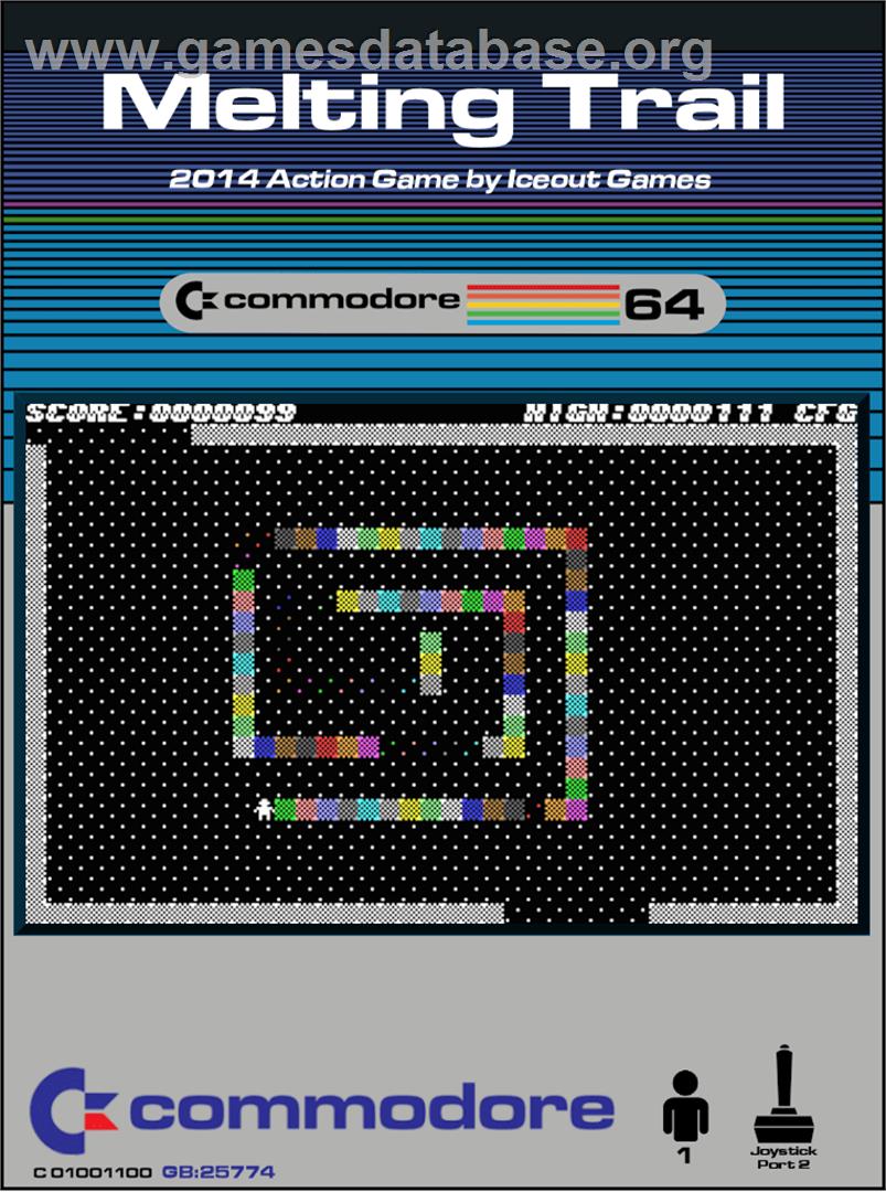 Melting Trail - Commodore 64 - Artwork - Box