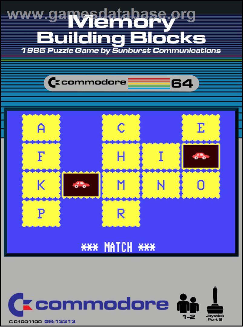 Memory Building Blocks - Commodore 64 - Artwork - Box