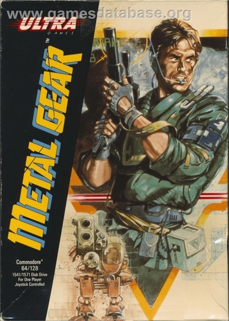 Metal Gear - Commodore 64 - Artwork - Box