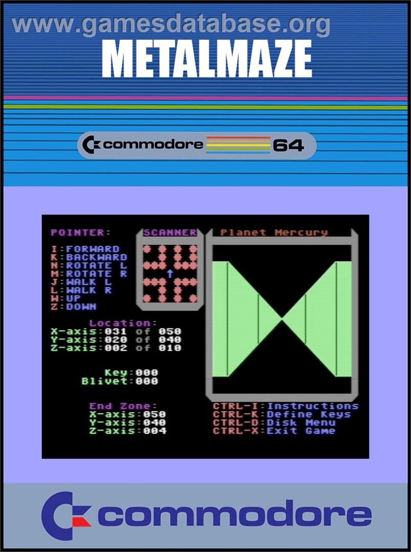 Metalmaze - Commodore 64 - Artwork - Box