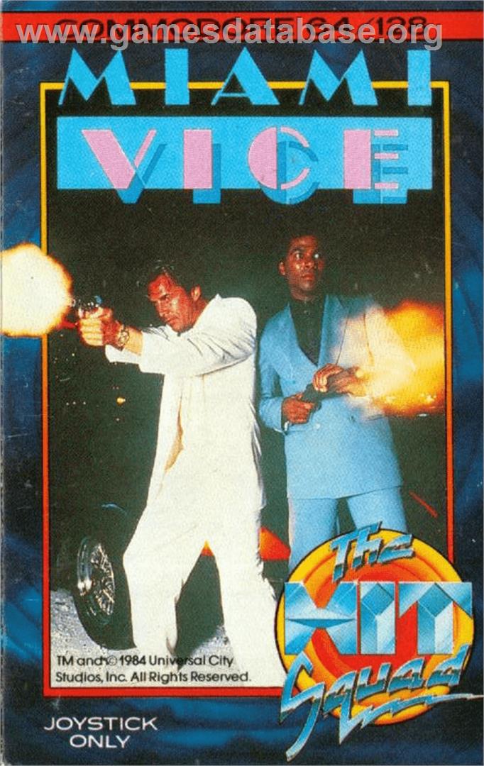 Miami Vice - Commodore 64 - Artwork - Box