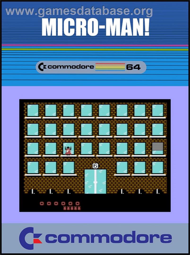 Micro-Man! - Commodore 64 - Artwork - Box