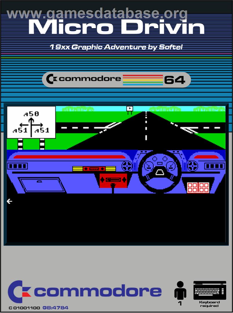 Micro Drivin - Commodore 64 - Artwork - Box