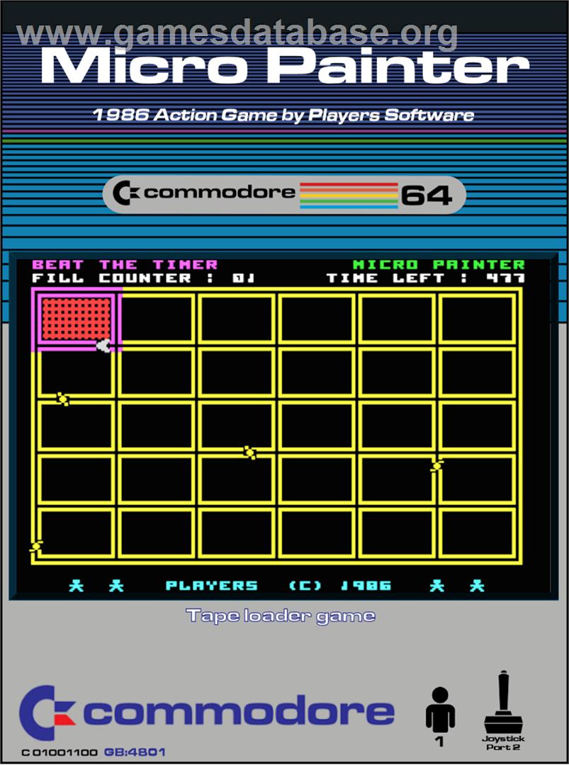 Micro Painter - Commodore 64 - Artwork - Box