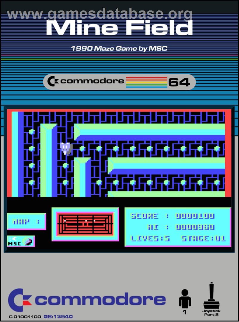 Mine Field (MSC) - Commodore 64 - Artwork - Box