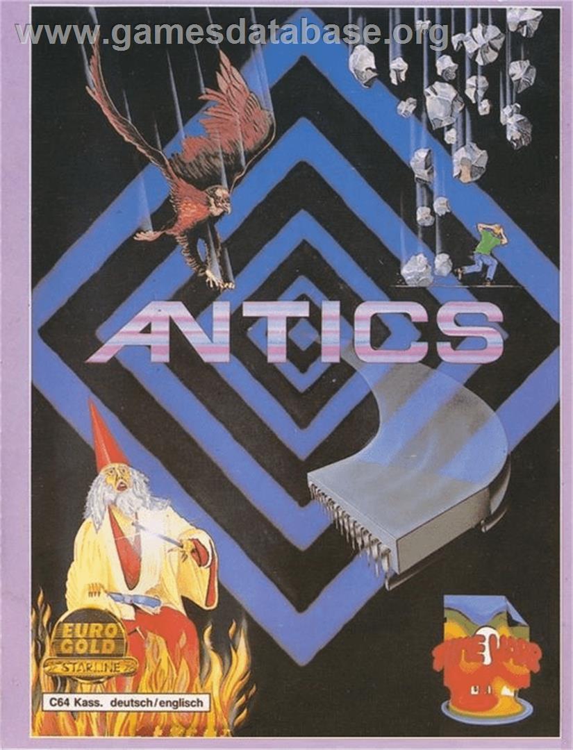 Mini Boulder - Antics - Commodore 64 - Artwork - Box