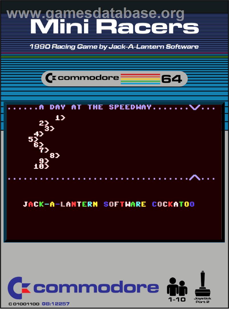 Mini Racers - Commodore 64 - Artwork - Box