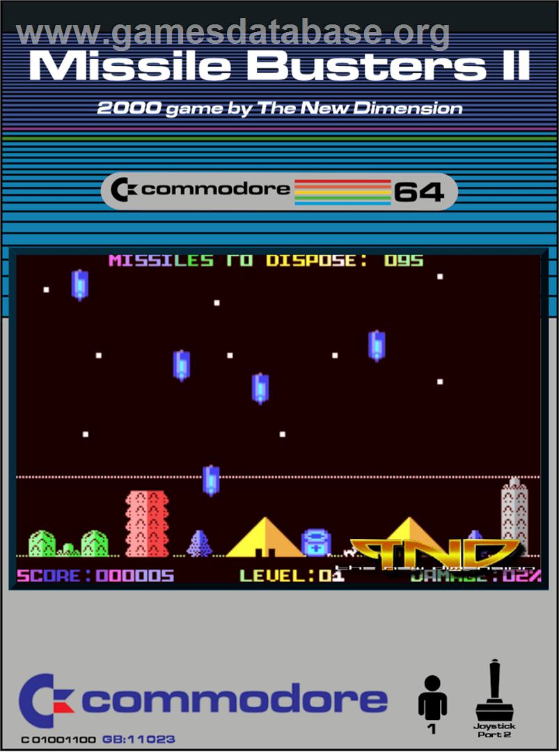 Missile Busters 2 - Commodore 64 - Artwork - Box