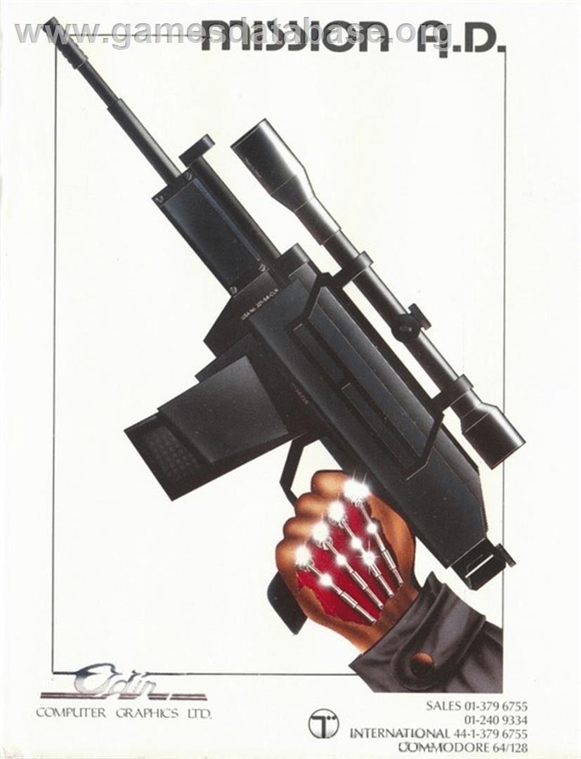 Mission A.d. - Commodore 64 - Artwork - Box