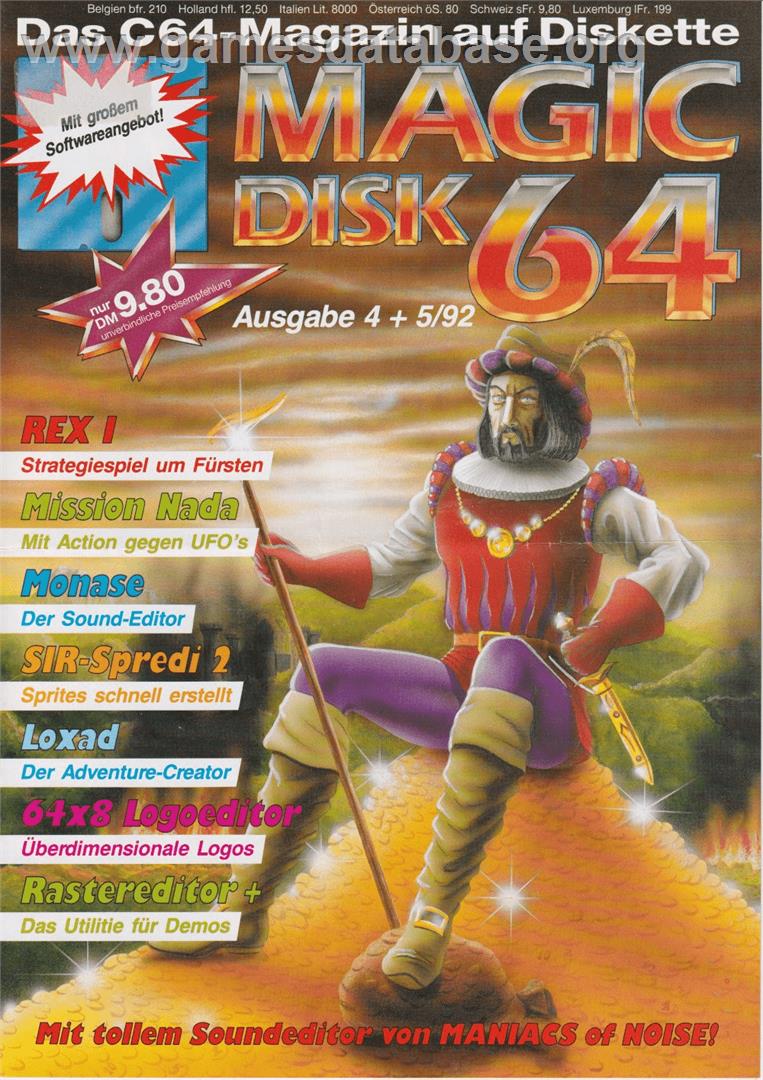 Mission Nada - Commodore 64 - Artwork - Box
