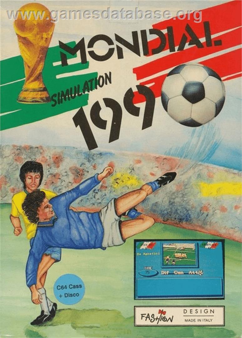 Mondial Simulation 1990 - Commodore 64 - Artwork - Box