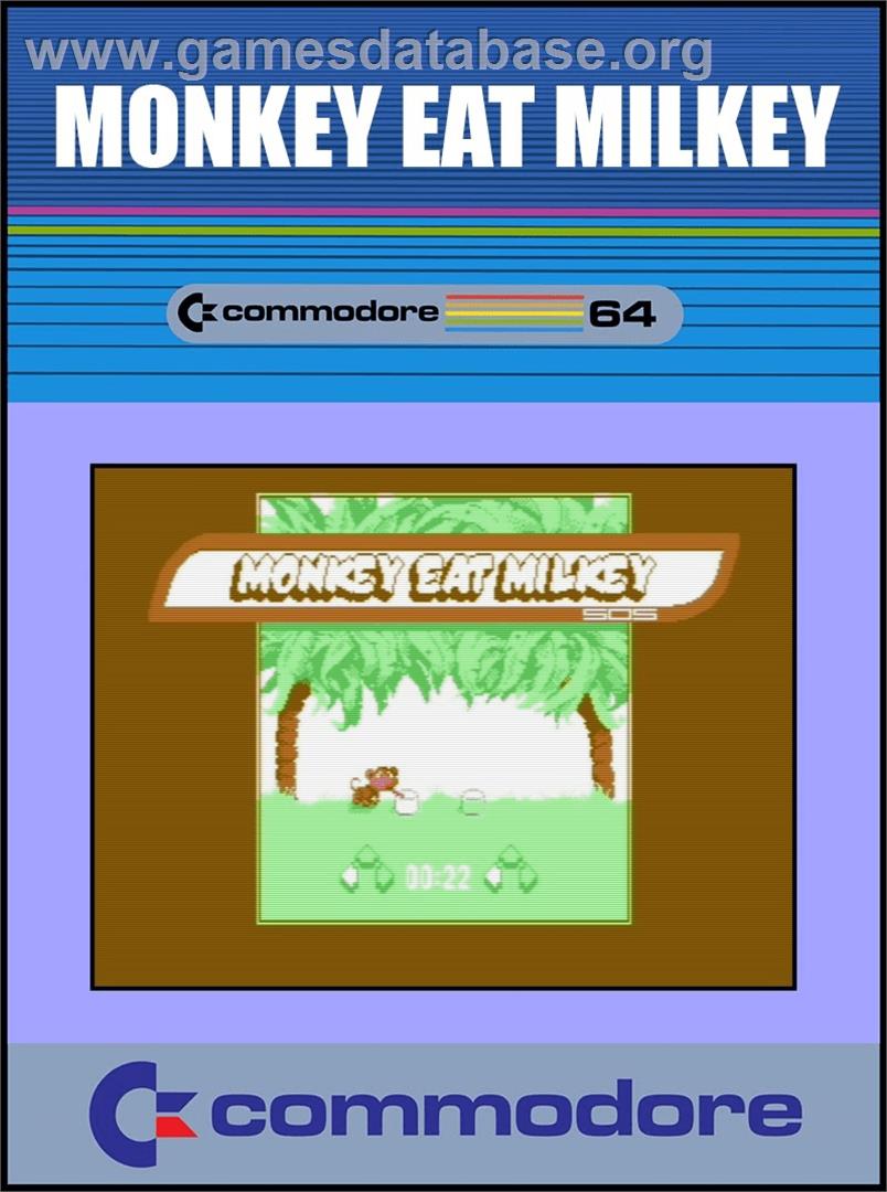 Monkey Eat Milkey - Commodore 64 - Artwork - Box