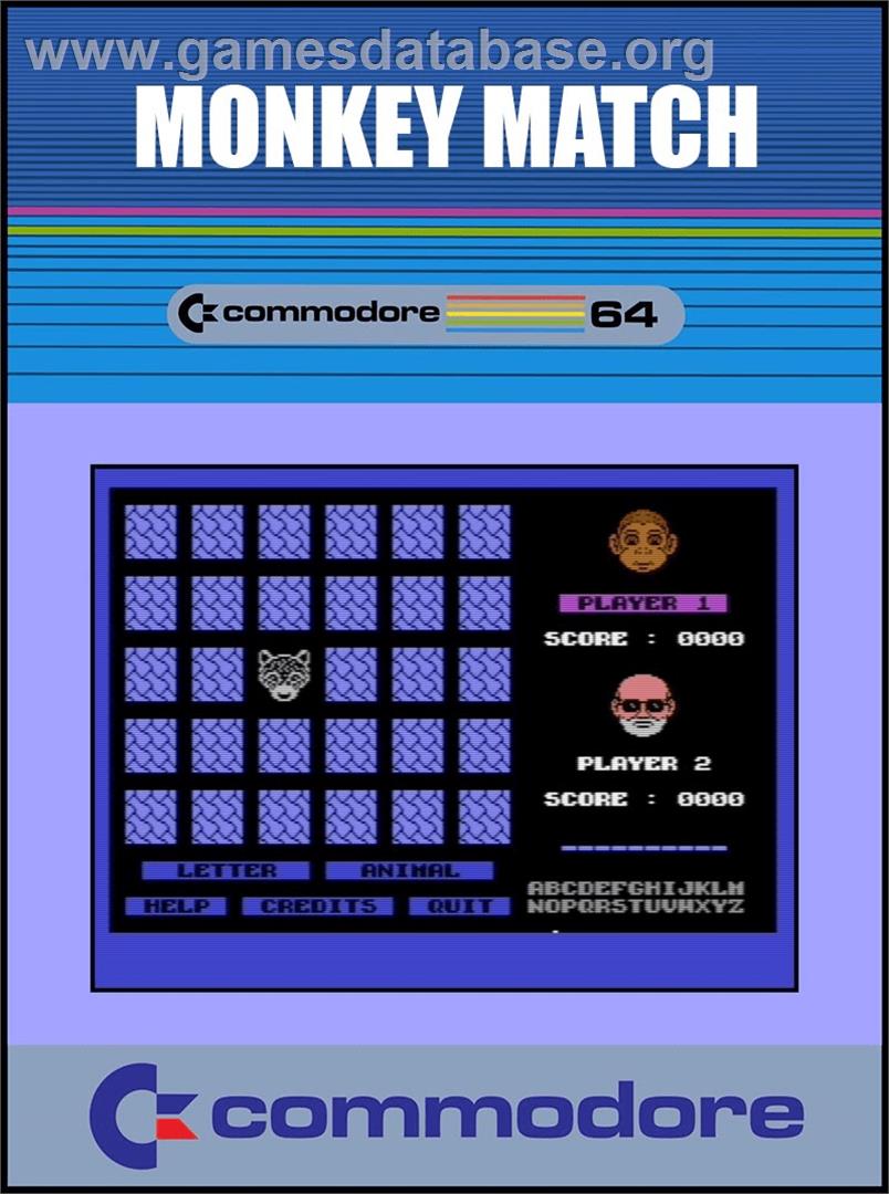 Monkey Match - Commodore 64 - Artwork - Box