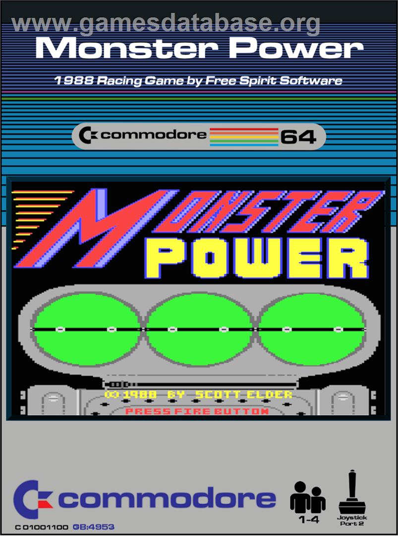 Monster Power - Commodore 64 - Artwork - Box