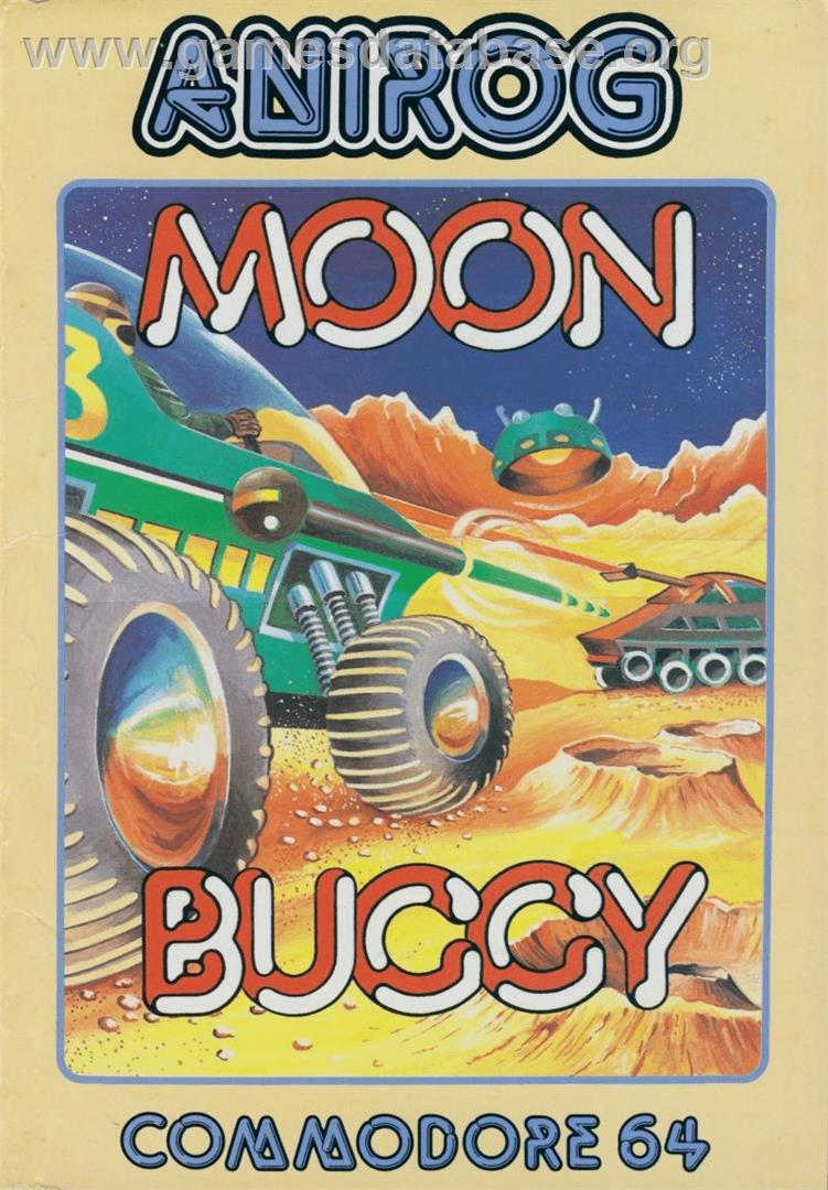 Moon Buggy (Anirog) - Commodore 64 - Artwork - Box
