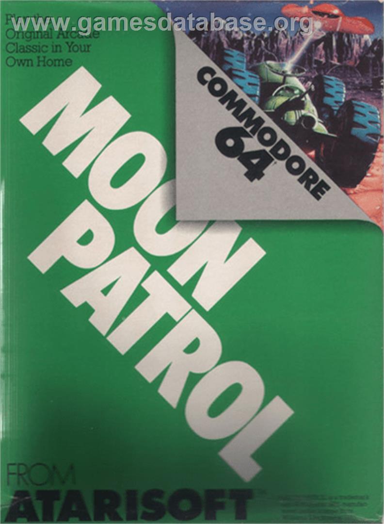 Moon Patrol - Commodore 64 - Artwork - Box
