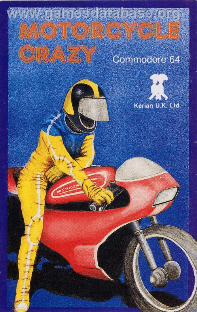 Motorcycle Crazy - Commodore 64 - Artwork - Box