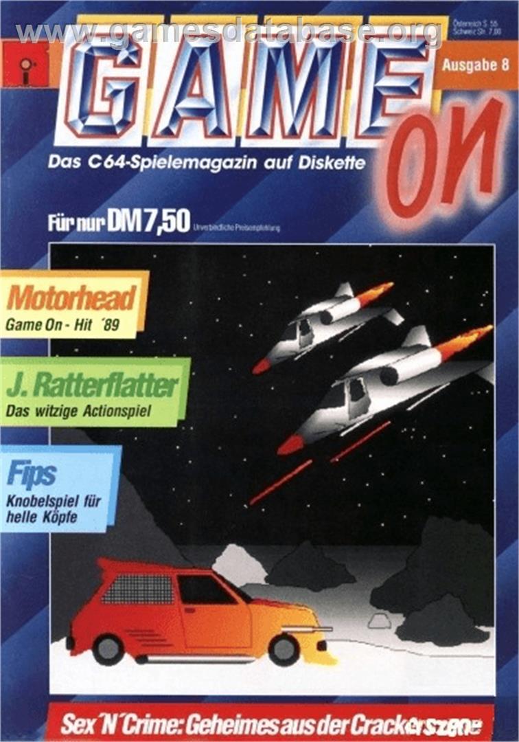 Motorhead - Commodore 64 - Artwork - Box