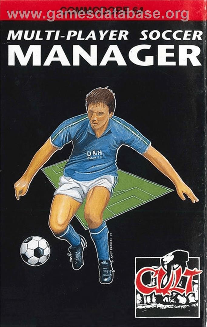 Multi-player Soccer Manager - Commodore 64 - Artwork - Box